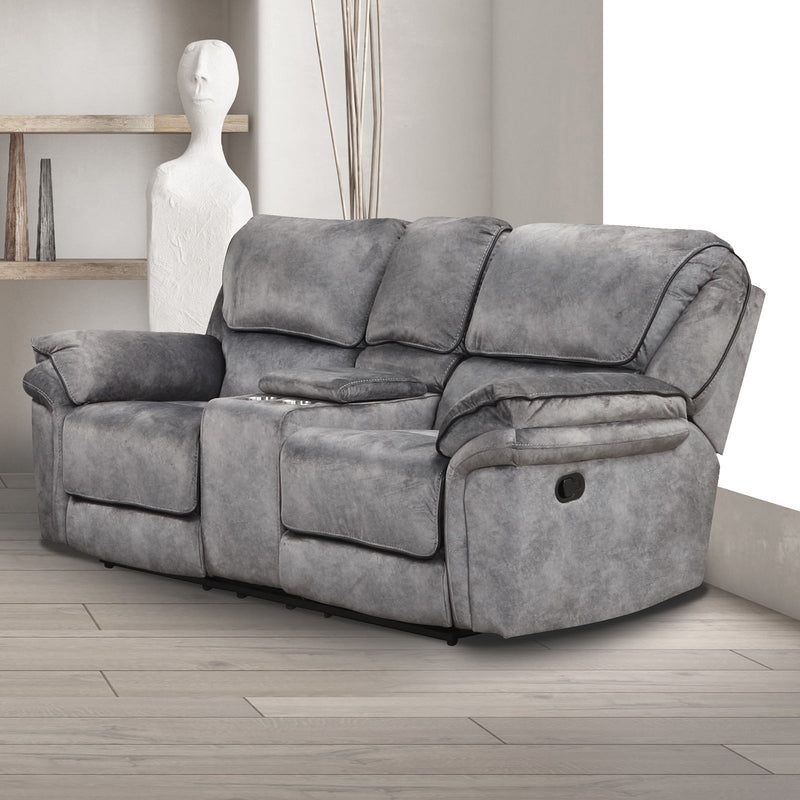 Theola Gray Sofa & Loveseat & Chair