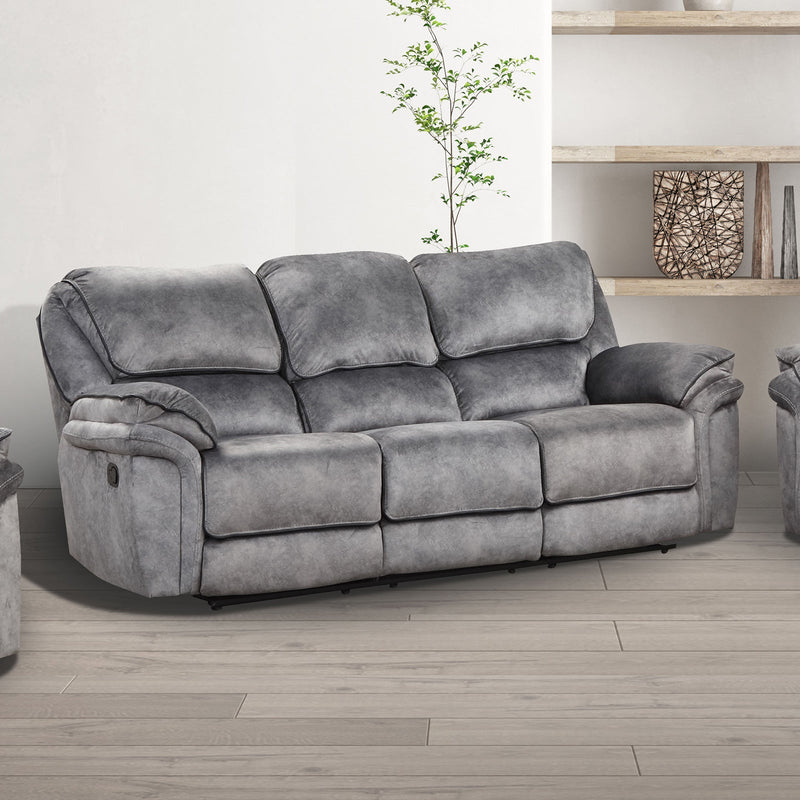 Theola Gray Sofa & Loveseat & Chair