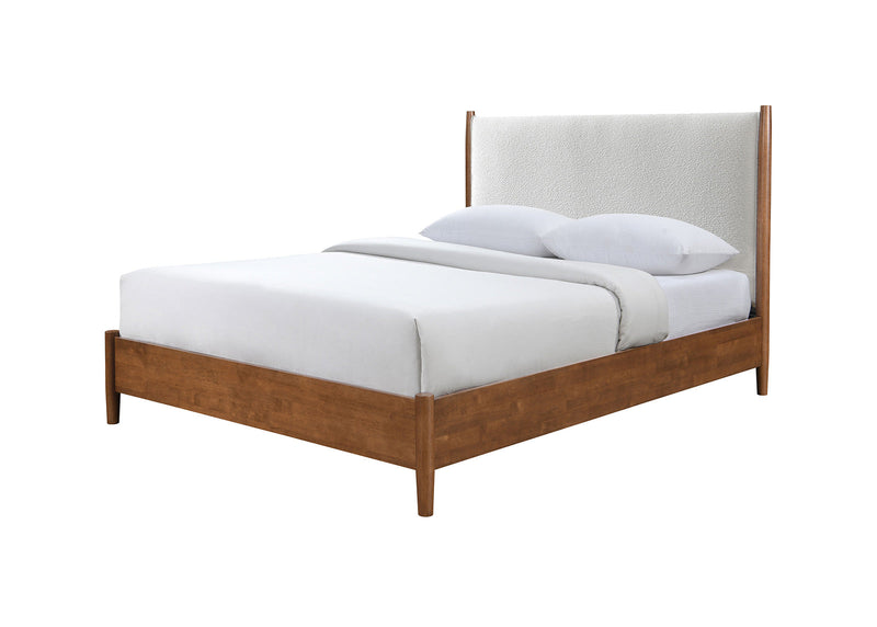 Thusis Walnut/Beige 5 Pc. Queen Bedroom Set w/ Chest