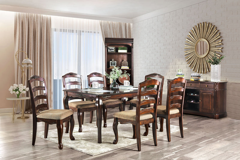 Townsville Dark Walnut 7 Pc. Dining Room Set