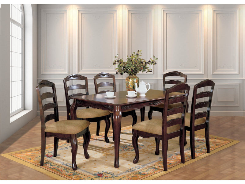 Townsville Dark Walnut 7 Pc. Dining Room Set