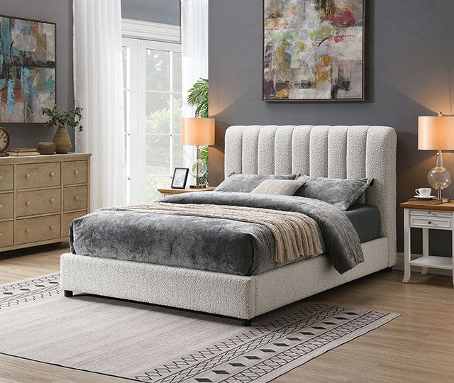 Traverso White Queen Bed