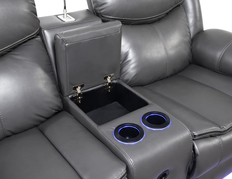 Altari Gray Recliner Living Room Collection