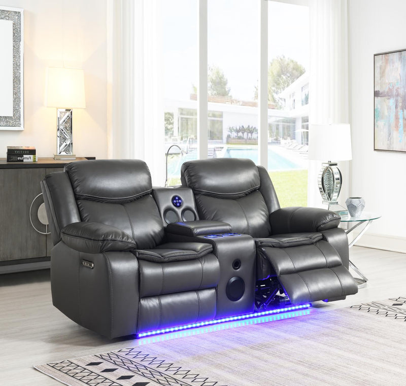 Altari Gray Recliner Living Room Collection