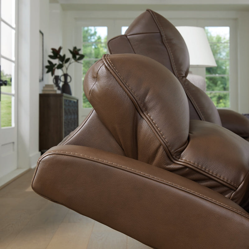 VonRyan Power Reclining Sofa with Adjustable Headrest