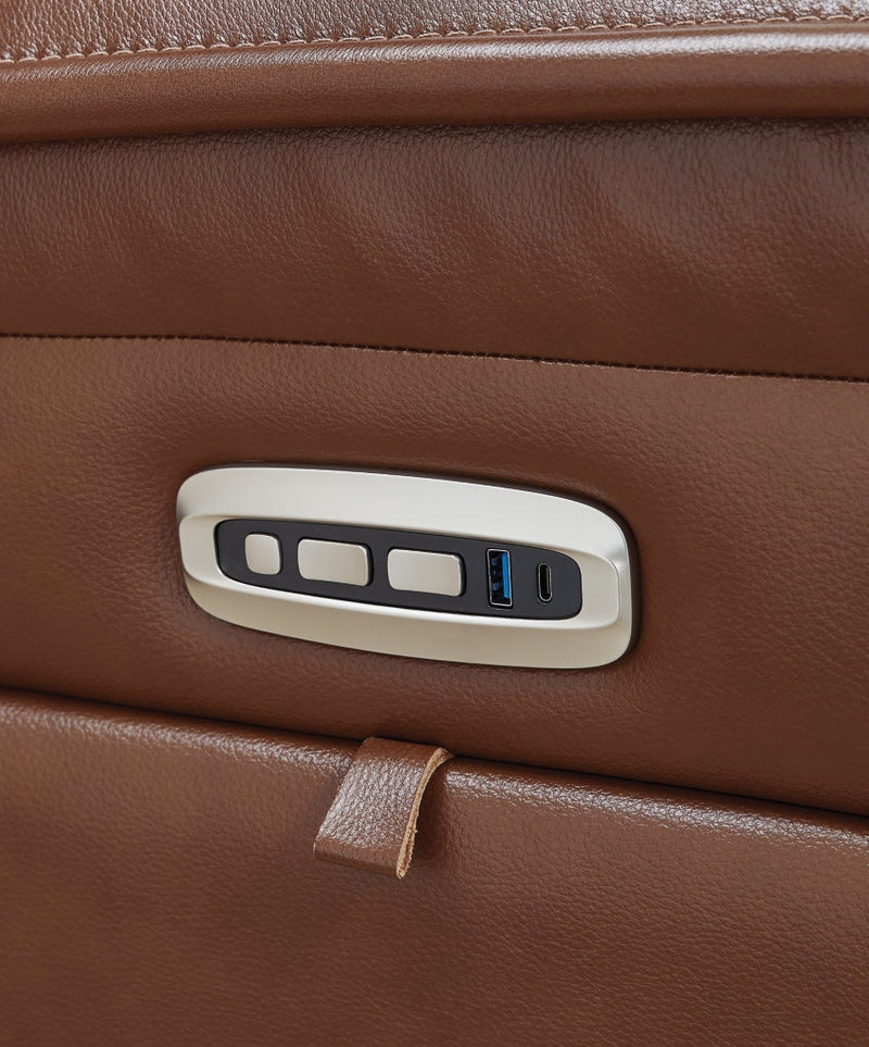 Healy Pier Power Reclining Loveseat/Console/Adjustable Headrest