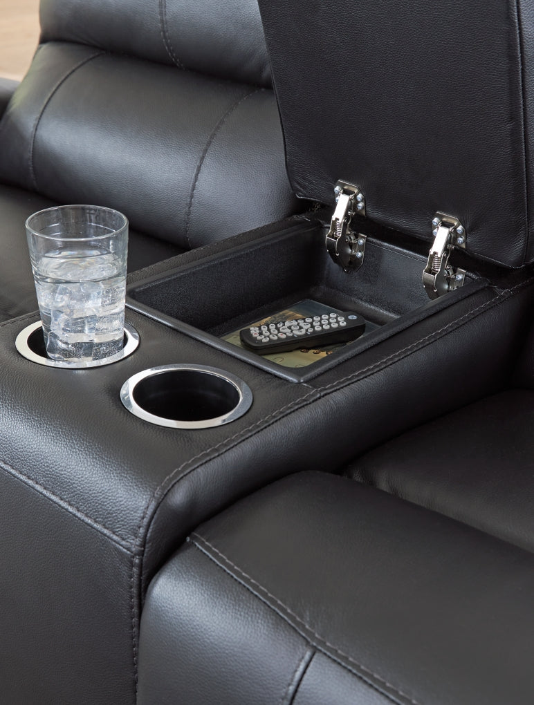 Danemere DBL Reclining Loveseat w/Console