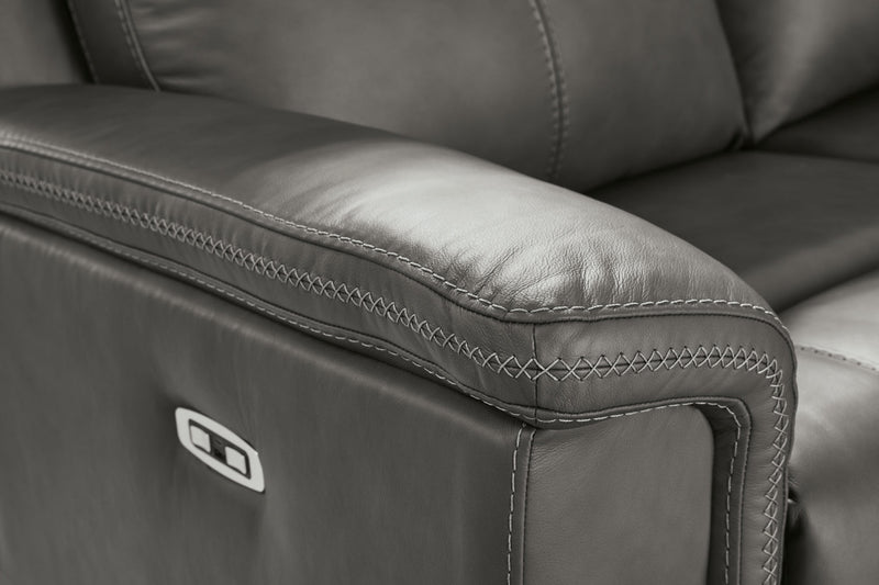 Beryton Power Reclining Sofa with Adjustable Headrest