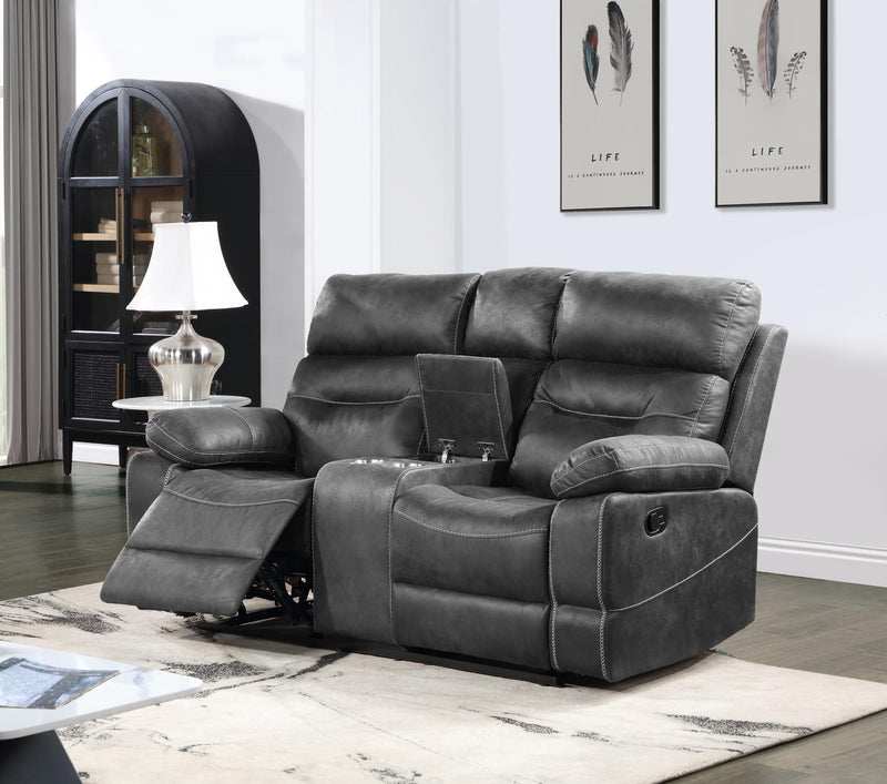 Austin Charcoal Motion Living Room Collection