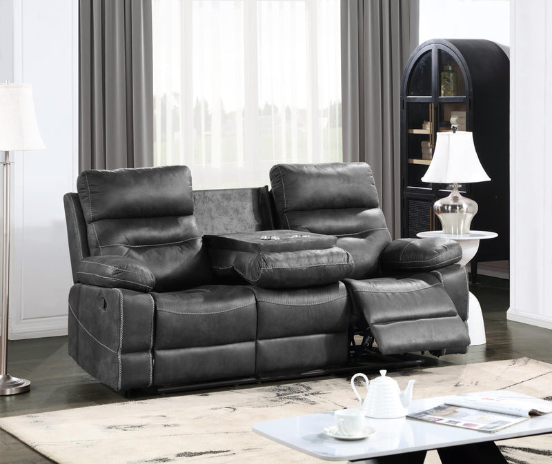 Austin Charcoal Sofa Living Room Collection