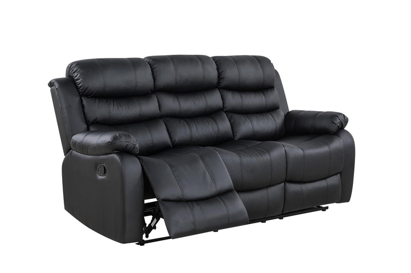 Alexia Black Sofa Living Room Collection
