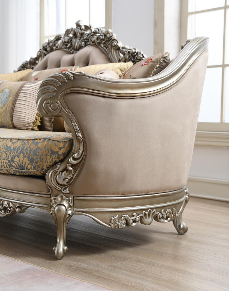 Quincy Champagne Chair Living Room Collection
