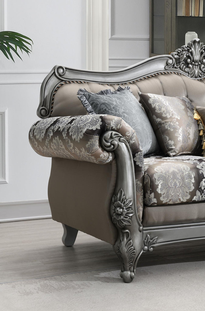 Dresden Gray Sofa Living Room Collection