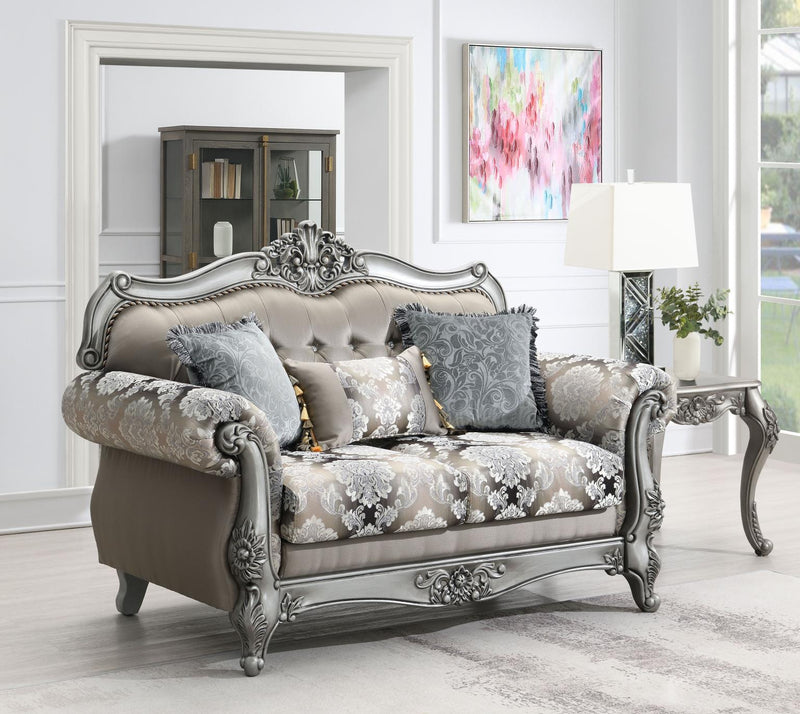 Dresden Gray Loveseat Living Room Collection