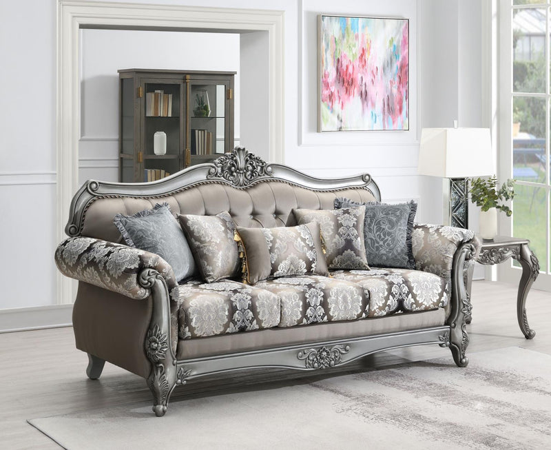 Dresden Gray Sofa Living Room Collection