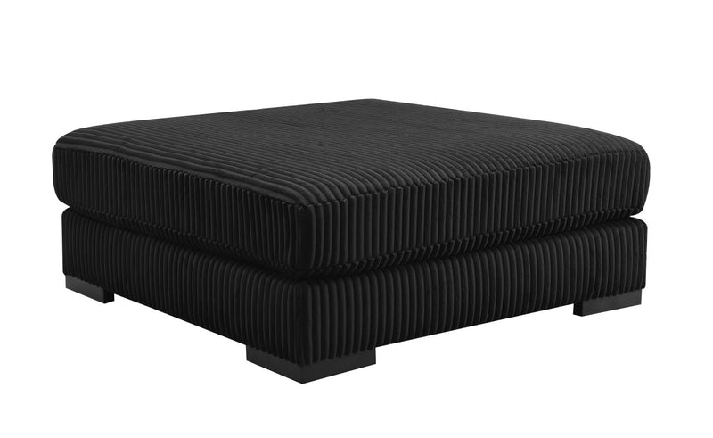 Bowie Ebony Black Living Room Sectional Collection