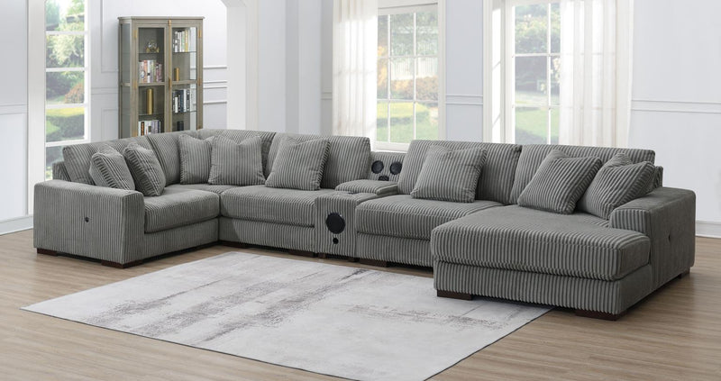 Bowie Gray Living Collection