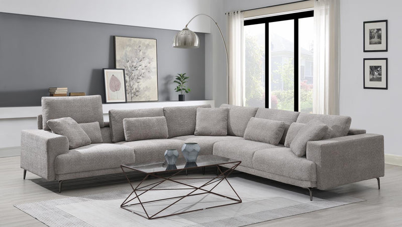 Sierra Gray Sectional Living Room Collection