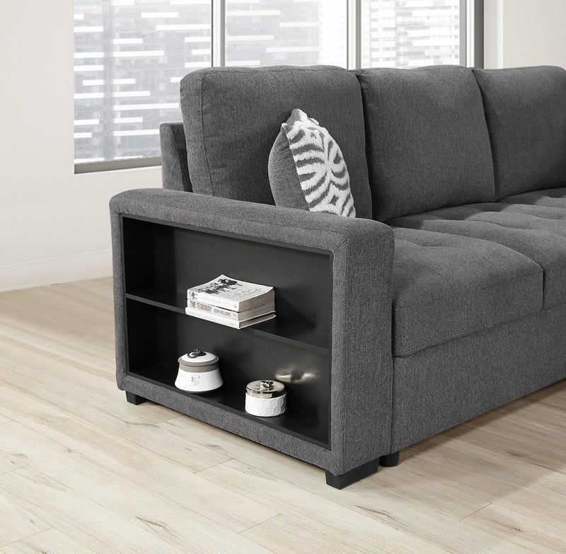 Gregale Gray Sectional Living Room Collection
