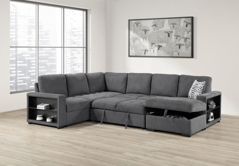 Gregale Gray Sectional Living Room Collection