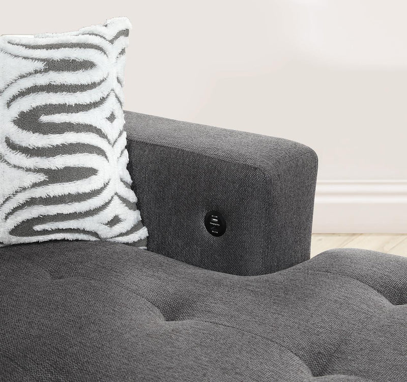 Gregale Gray Sectional Living Room Collection
