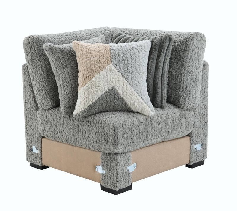 Jesse Gray Sectional Living Room Collection
