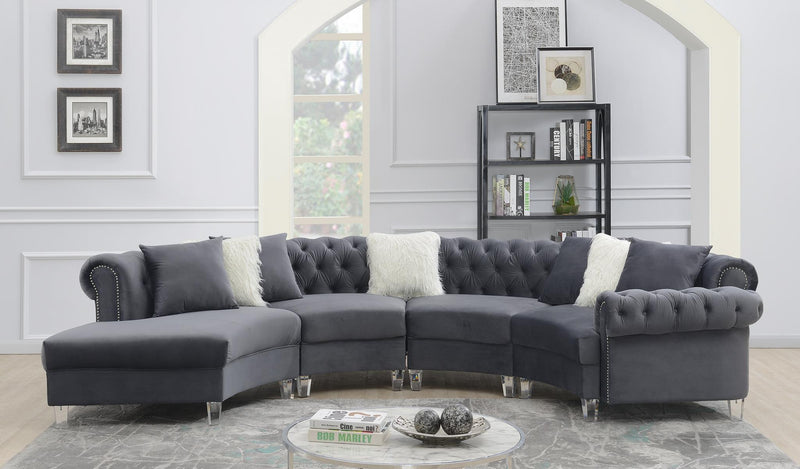 Eris Dark Gray Living Room Collection