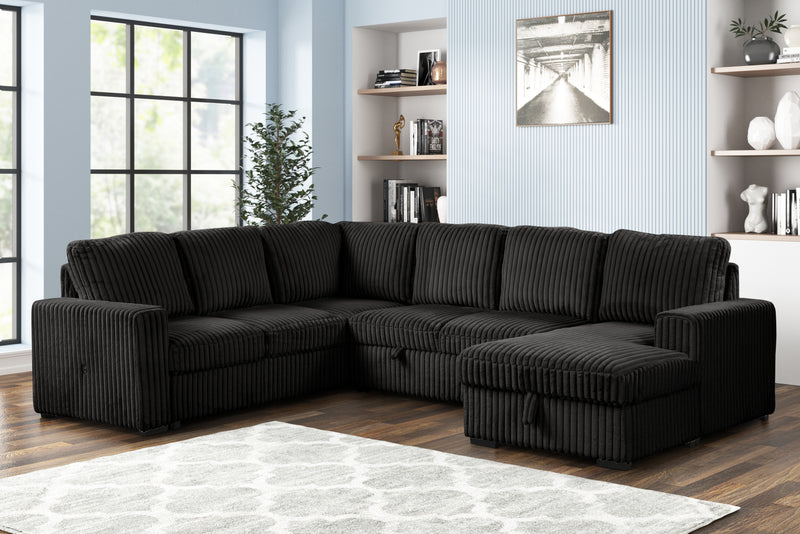 Xenith Black Sectional