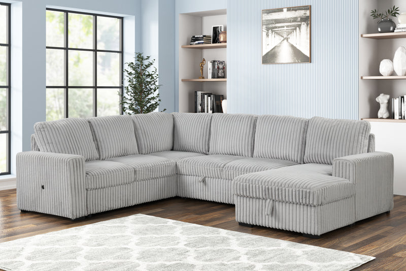 Grey25 Grey Sectional