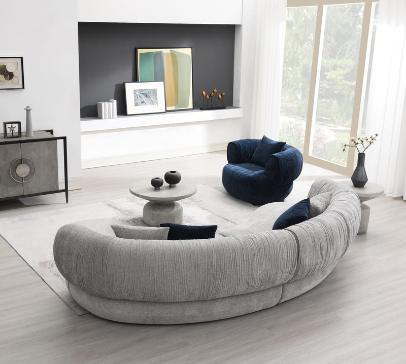 Azura Light Gray Sectional Living Room Collection