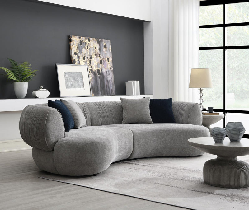 Azura Light Gray Sectional Living Room Collection