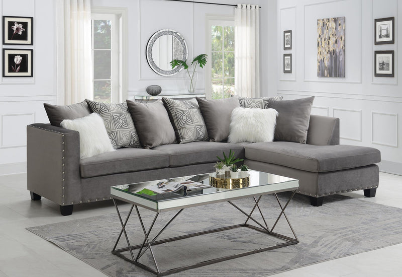 Dream Silver Sectional Living Room Collection
