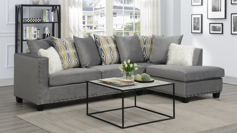 Dream Gray Sectional Living Room Collection