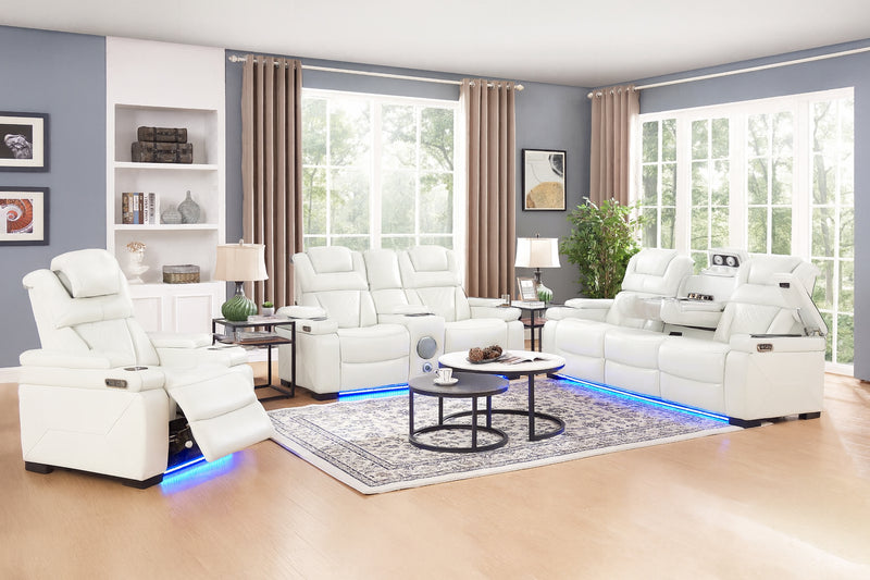 Nivalvale White Living Room Set