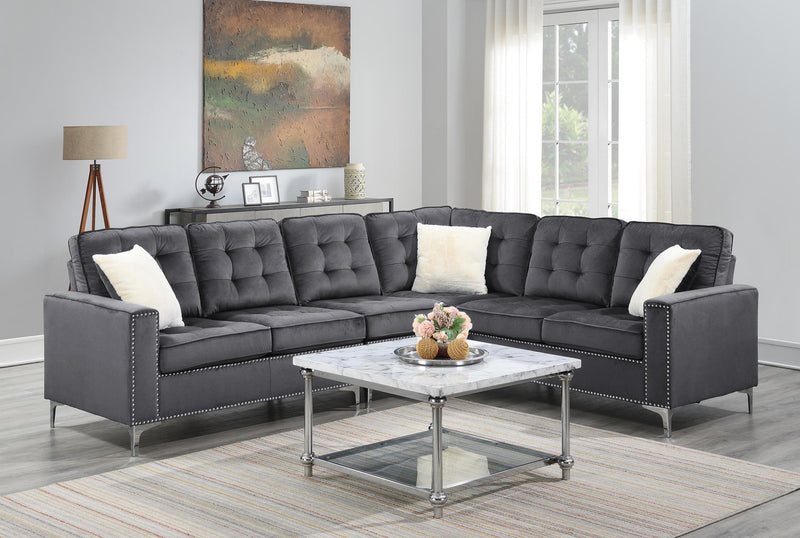 Eden Gray Sectional Living Room Collection