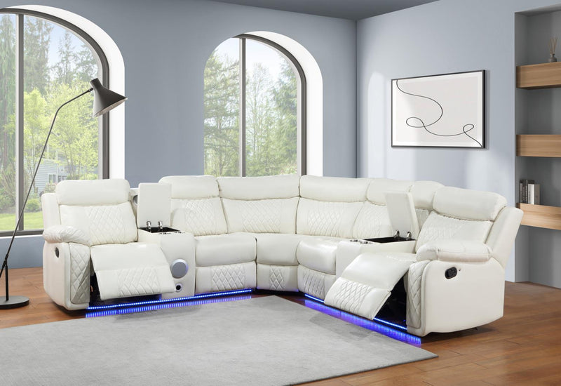 Benz Black Motion 3 Pc Sectional