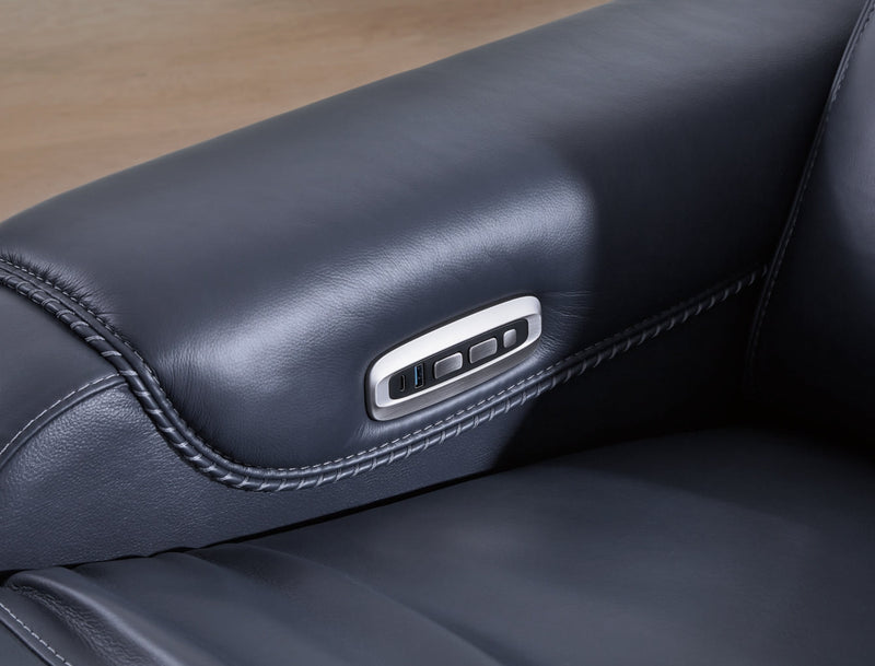 Mercomatic Power Reclining Loveseat/Adjustable Headrest