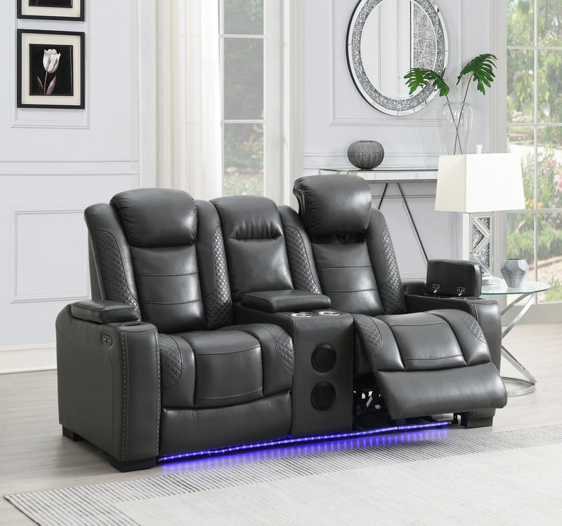 Hunnley Gray Motion Living Room Collection
