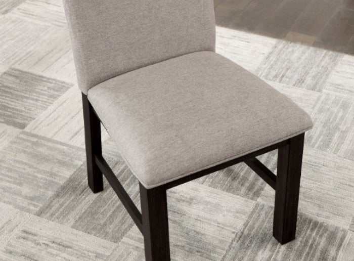 Umbria Antique Black & Gray Dining Chair (Set of 2)