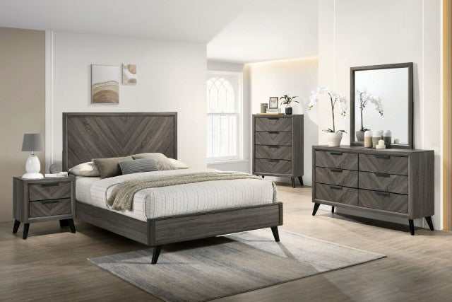 Vagan Gray Nightstand