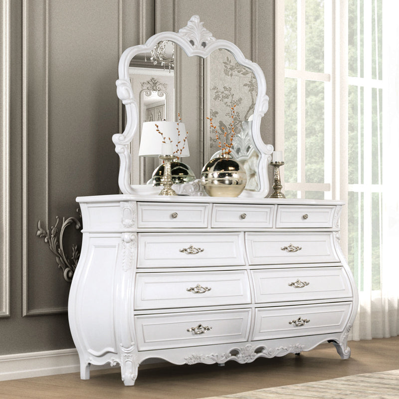 Valentini White 4 Pc. Queen Bedroom Set