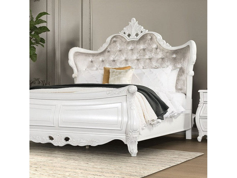 Valentini White E.King Bed