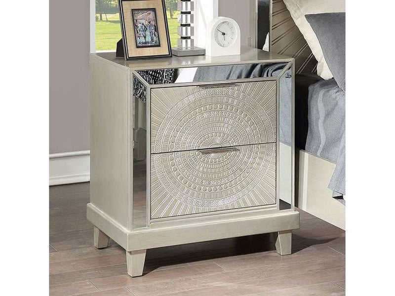 Valletta Champagne Nightstand