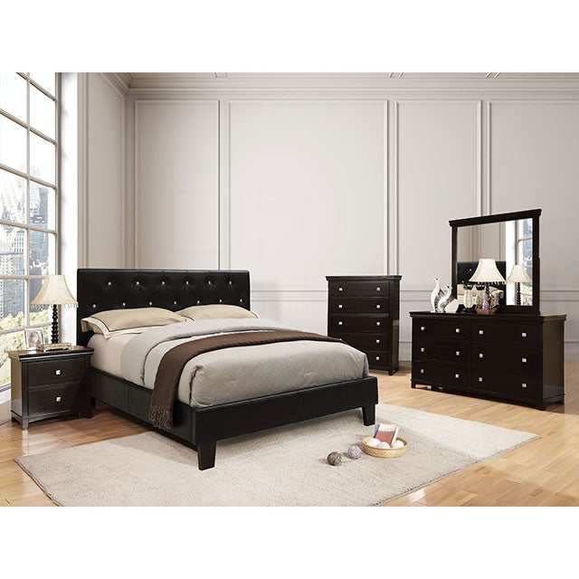 Velen Black California King Bed