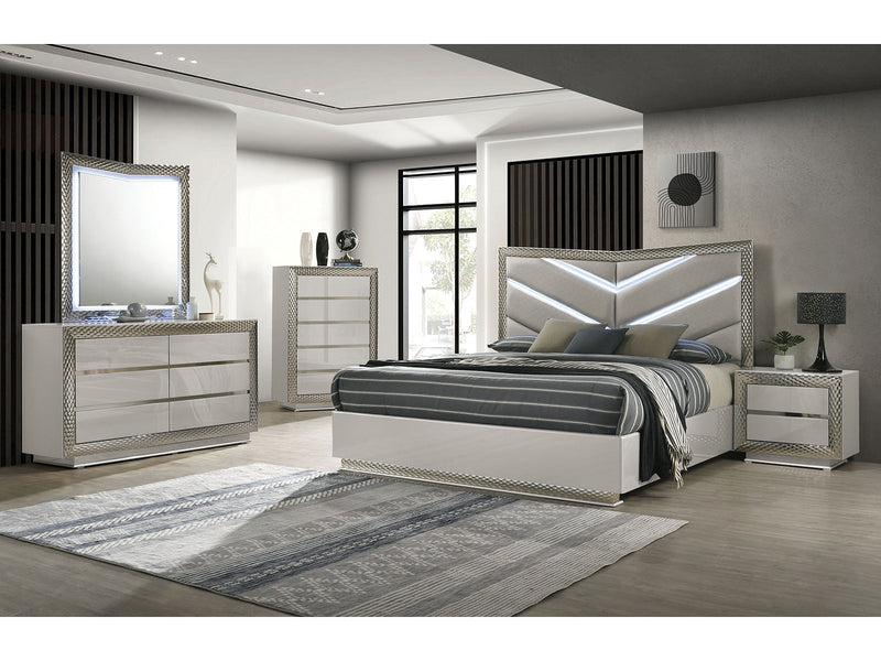 Ventnor Gray Queen 4 Piece Bedroom Set