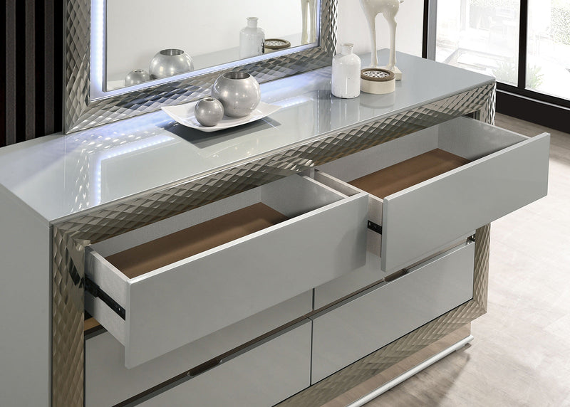 Ventnor Gray Queen 4 Piece Bedroom Set
