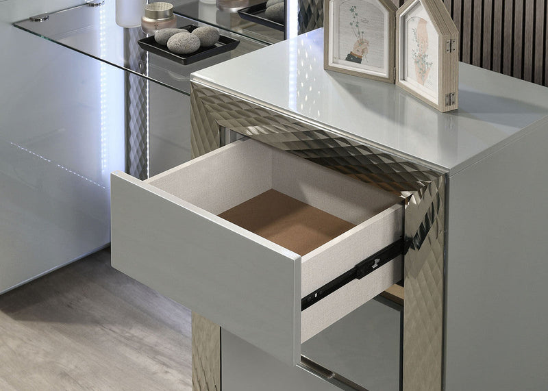 Ventnor Gray Vanity (No Stool)