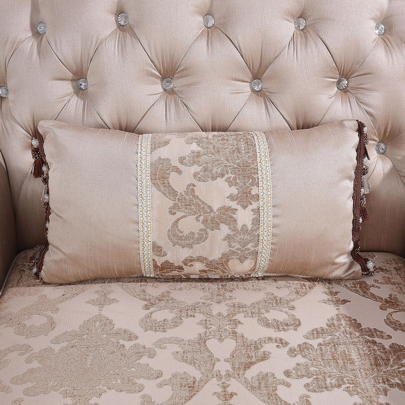 Veracruz Dark Cherry/Light Brown Sofa
