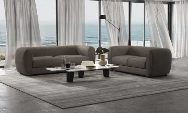 Verdal Charcoal Gray Loveseat