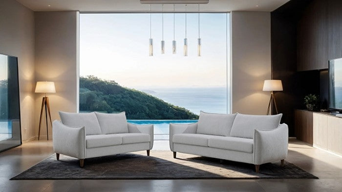 Vermon Light Gray Loveseat